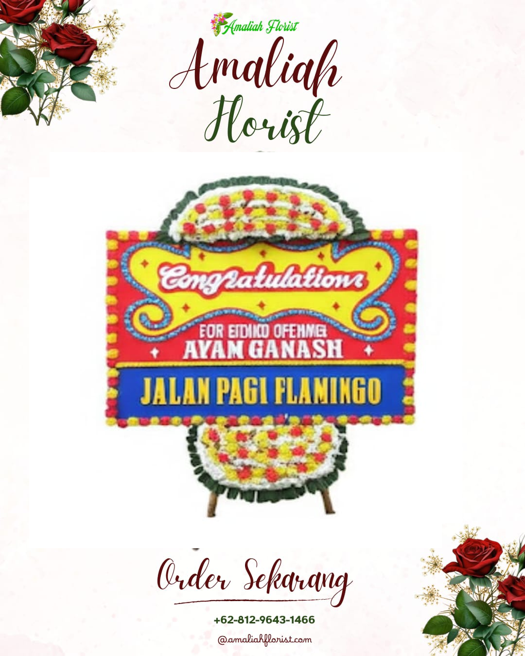 Sewa Papan Bunga Somagede